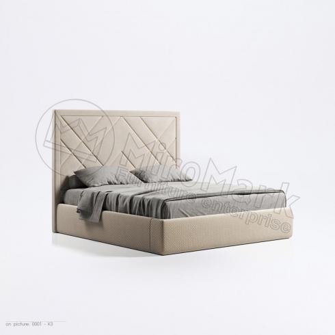 Мяке ліжко 1,8х2,0 Віва Підйомне з каркасом (Сірий Велюр) Viva foto 2