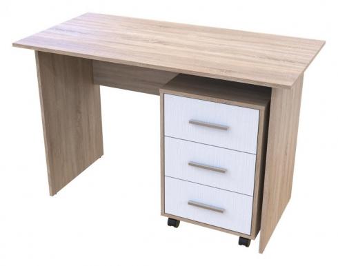 Офісний стіл Doros Т3 Дуб Cонома / Білий 120х60х78
