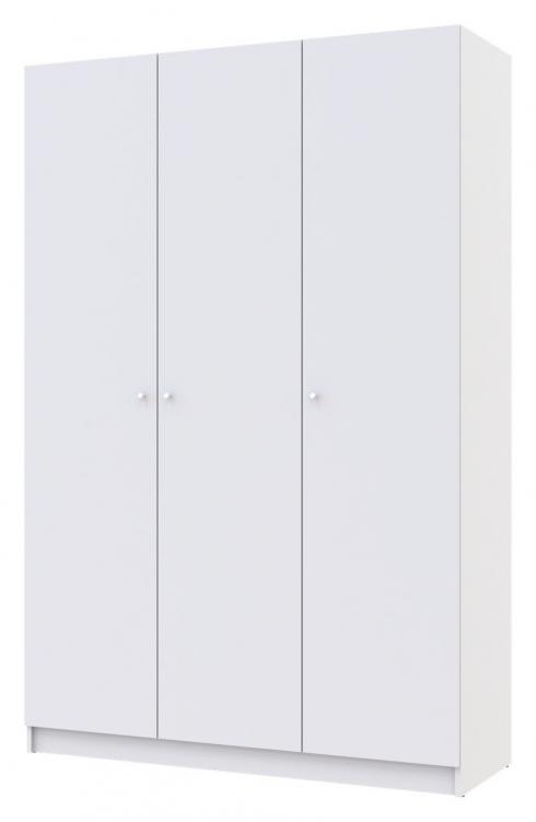 Шкаф для одежды Doros Промо Белый 3 ДСП 135х48х204 foto 2
