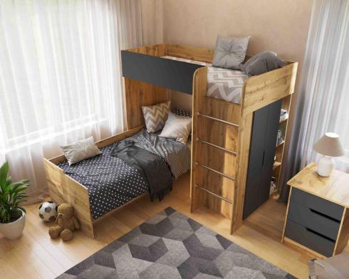 Кровать Комната BED-ROOM 3 Цвет Тахо Viorina DEKO