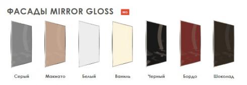 Модульная кухня Миррор Глосс / Mirror Gloss белая угловая foto 7