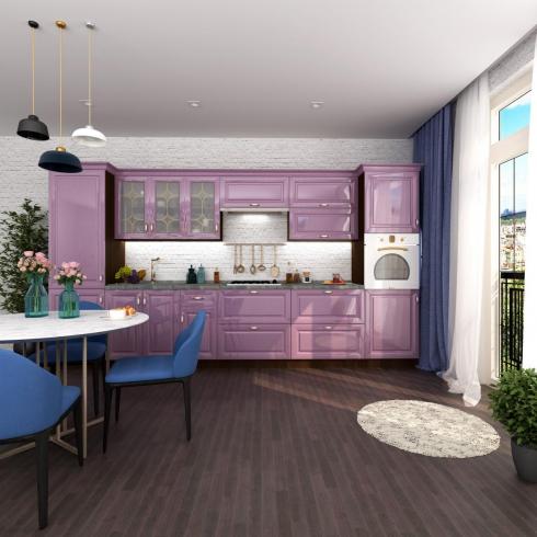 Модульна кухня Prestige(Престиж) фіолетовий глянець